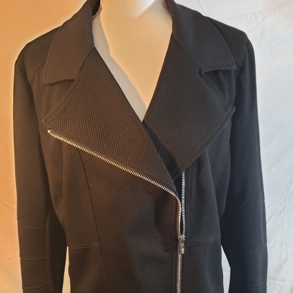 Black Rivet LS Black Textured Jacket XXL - Picture 1 of 3